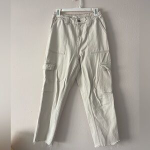 Medium PacSun Cream Cargo Pants